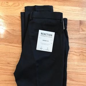 NWT Black Kenneth Cole Skinny Fit Dress Pants